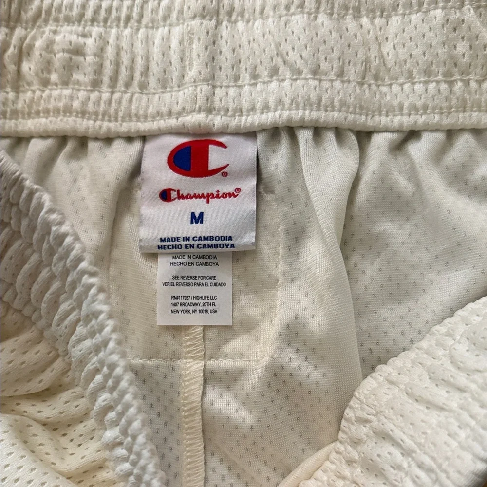 Goodfellow & Co tan and White Shorts bundle Sz 32 & champion Medium - Picture 9 of 11